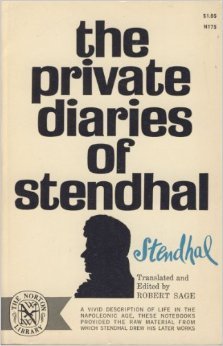 The Private Diaries of Stendhal (Hardcover)