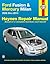 Ford Fusion & Mercury Milan (06-14) Haynes Repair Manual (Does not include information specific to hybrid models. Includes thorough vehicle coverage apart from the specific exclusion noted)