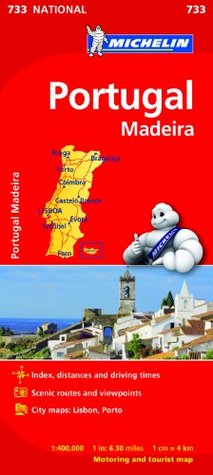 Michelin National Map Portugal & Madeira 733 (Map)