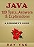 JAVA: JAVA 100 Tests, Answe...
