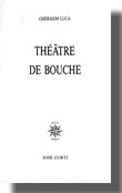 Théȃtre de bouche (Paperback)