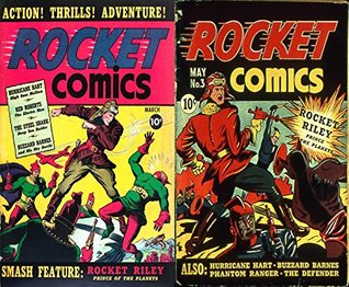 Rocket Comics. Issues 1 and 3. Action THrills and Adventure. Includes Hurricane Hart, Red Roberts, The Steel Shark and Buzzard Barnes. Golden Age Digital Comics Science Fiction (Kindle Edition)