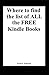 Where to find the list of all the free Kindle books by Evelyn Jameson