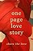 One Page Love Story by Rich Walls One Page Love Story by Rich Walls