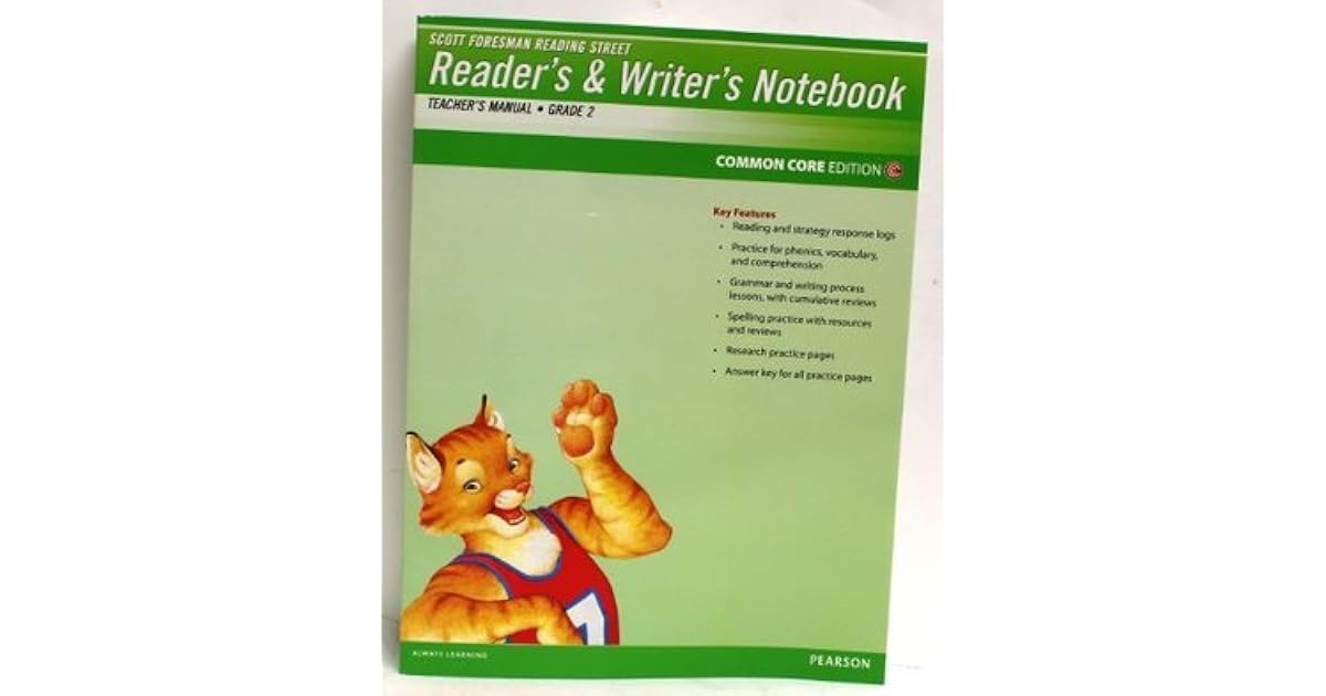 Pearson Scott Foresman Reader's & Writer's Notebook Common Core Edition