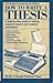 How to Write Thesis