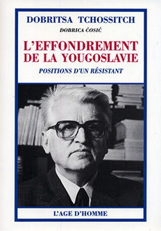 L'Effondrement de la Yougoslavie - Positions d'un résistant (Paperback)