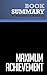 Summary: Maximum Achievement: Review and Analysis of Tracy's Book