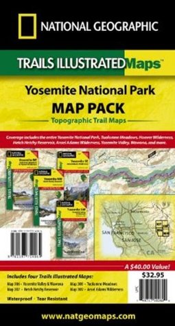 Yosemite National Park [Map Pack Bundle] (National Geographic Trails Illustrated Map)