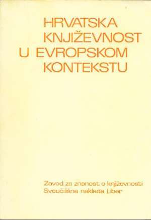Hrvatska književnost u europskom kontekstu