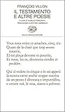 Il testamento e altre poesie