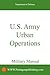 U.S. Army Urban Operations