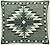 #1623 NAVAJO FLOOR PILLOW VINTAGE CROCHET PATTERN