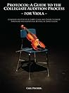 BF56 - Protocol: A Guide to the Collegiate Audition Process for Viola (ALTO)