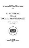 Il matrimonio nella società altomedievale