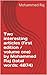Two interesting articles (first edition / volume one) by Moha... by Mohammed Raj
