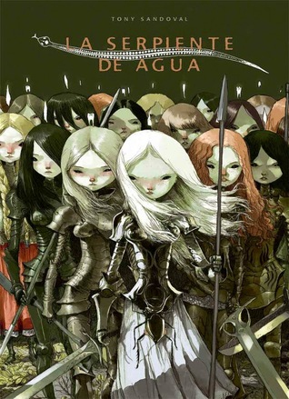 Portada de La Serpiente de agua, de Tony Sandoval