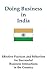 Doing Business in India by Lothar Katz