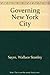 Governing New York City: Politics in the Metropolis