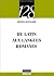Du latin aux langues romanes