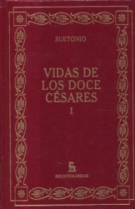 Portada de Vidas de los doce césares I, de Suetonius