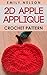 2D Apple Applique: Crochet Pattern