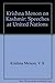 Krishna Menon on Kashmir by Krishna Menon
