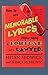 How To Use Memorable Lyrics...