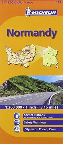 Michelin France Normandy 513 (Maps/Regional)