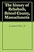 The history of Rehoboth, Bristol County, Massachusetts