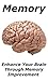 Memory: Enhance Your Brain through Memory Improvement