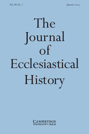 Journal of Ecclesiastical History 64:2 (Unknown Binding)