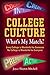 COLLEGE CULTURE: WHAT'S MY ...
