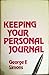 Keeping Your Personal Journal