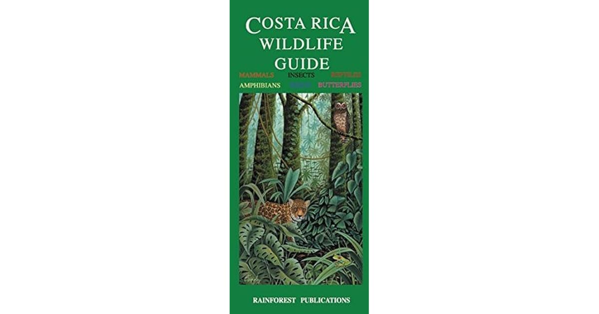 Costa Rica Wildlife Guide (Laminated Foldout Pocket Field Guide) by