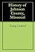 History of Johnson County, Missouri