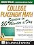 College Placement Math Succ...