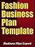 Fashion Business Plan Template