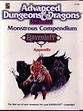 Monstrous Compendium: Ravenloft: Appendix: