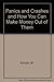 Panics & Crashes and How you Can Make Money Out of Them