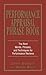 Performance Appraisal Phrase Book by Corey Sandler