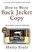 How to Write Back Jacket Copy