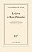 Lettres à Henri Mondor (French Edition)