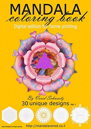 Mandala coloring book: Digital edition for home printing - 30 unique designs (Kindle Edition)