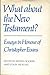 What about the New Testament?: Essays in honour of Christopher Evans