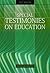 Special Testimonies On Education