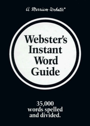 Websters Instant Word Guide (Hardcover)