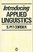 Introducing Applied Linguistics