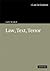 Law, Text, Terror (Law in Context)