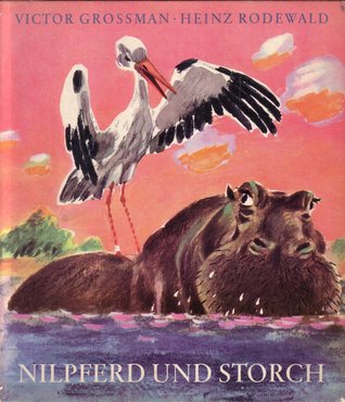 Nilpferd und Storch
